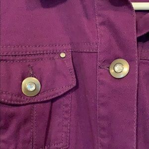 Baccini Moto Jacket Women's Purple Periwinkle Medium